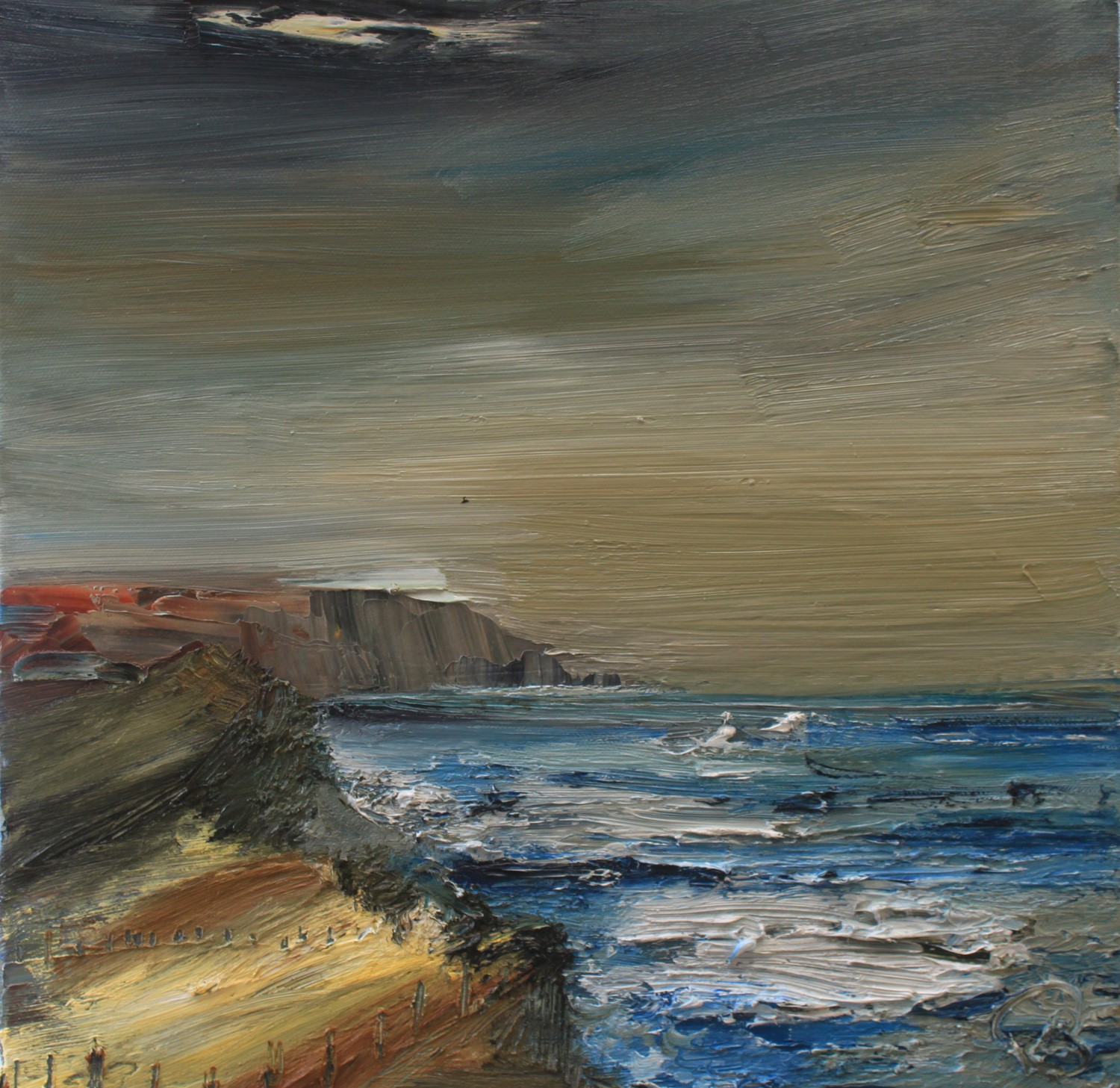 'The Cliffs of Orkney' by artist Rosanne Barr